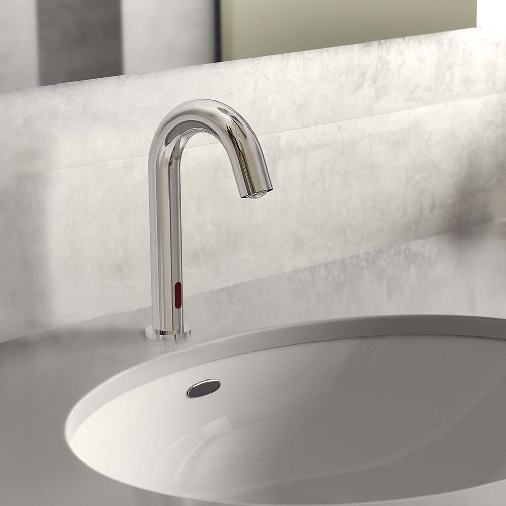 LAVABO ÉLECTRONIQUE 150MM 5L/MIN SUR BATTERIES 150MM  URBAN