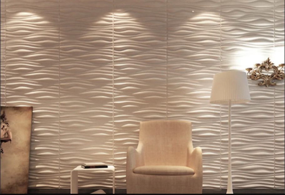 PLAQUE 3D PVC - 50cm*50cm