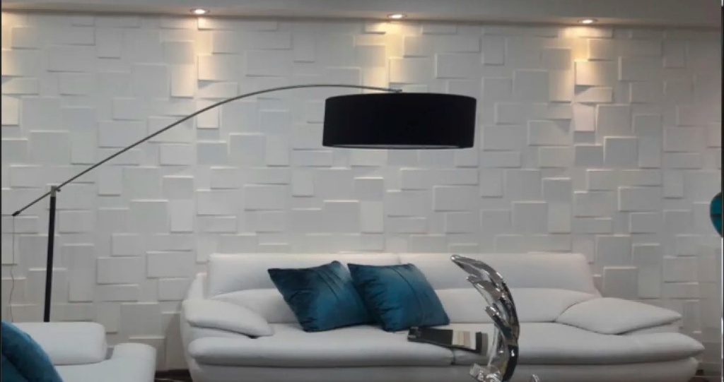 PLAQUE 3D PVC - 50cm*50cm