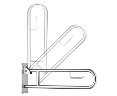 BARRE D'APPUI ABATTABLE chrome DARAB