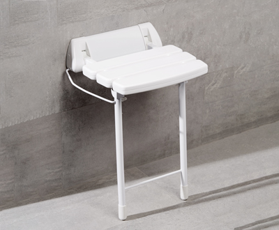 SIEGE DE DOUCHE PLIABLE blanc - KHOY