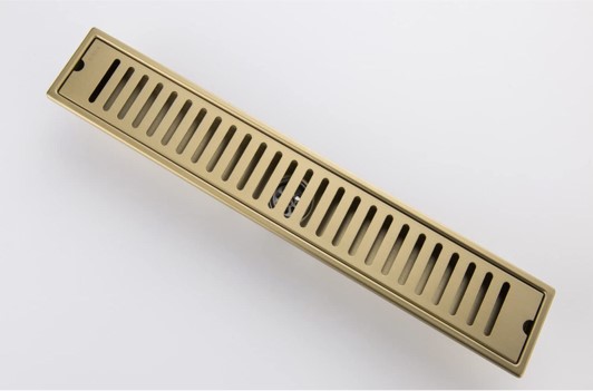 DRAIN D’EVACUATION AU SOL doré HAYA 60*10cm