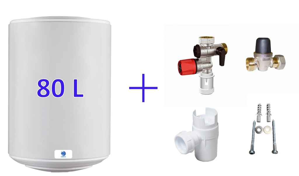 PACK COMPLET CHAUFFE EAU 80L