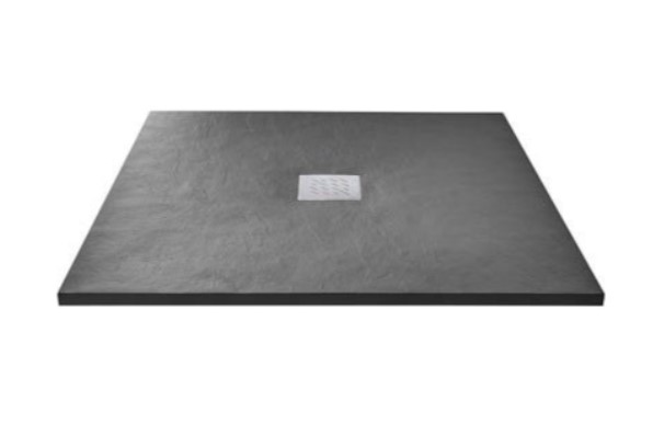 RECEVEUR DE DOUCHE noir MAINTY90 - EXTRA PLAT