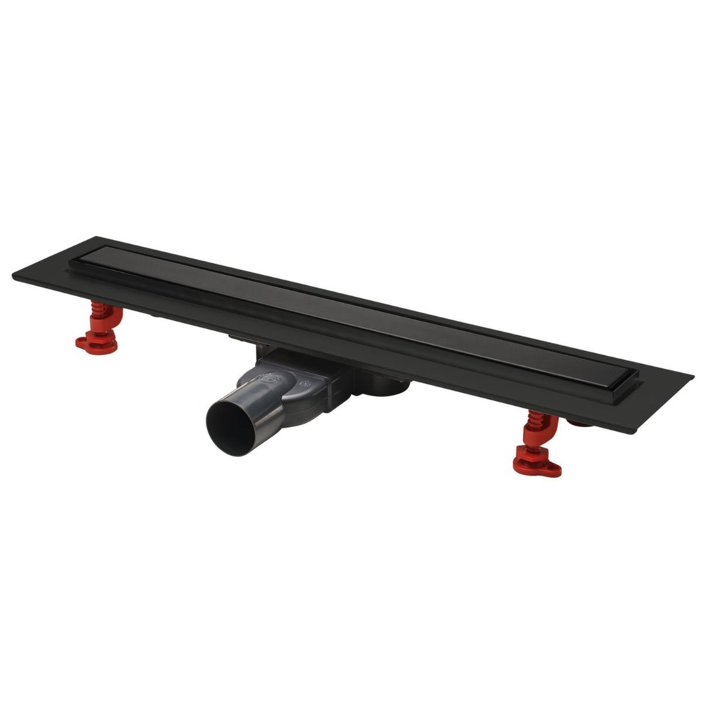 DRAIN D'EVACUATION AU SOL noir VENISIO-SLIMBLACK50