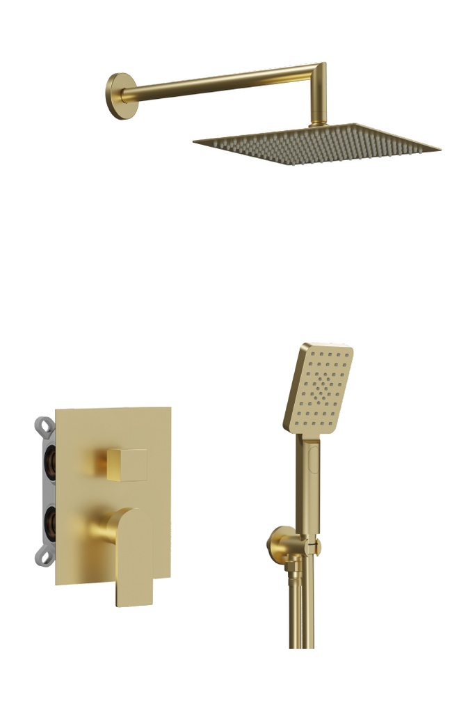 MITIGEUR ENCASTRER ALPHA OR BROSSE