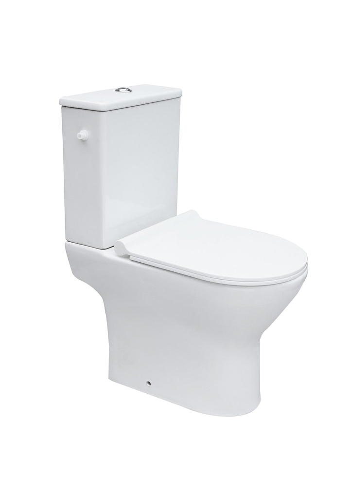 Pack WC AZURITE sortie horizontale blanc