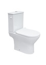 Pack WC AZURITE sortie horizontale blanc