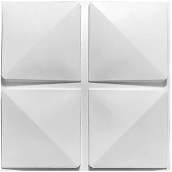 PLAQUE 3D PVC - 50cm*50cm