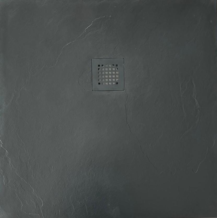 RECEVEUR DE DOUCHE anthracite LAVA90