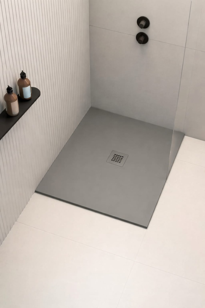RECEVEUR DE DOUCHE gris GREY090