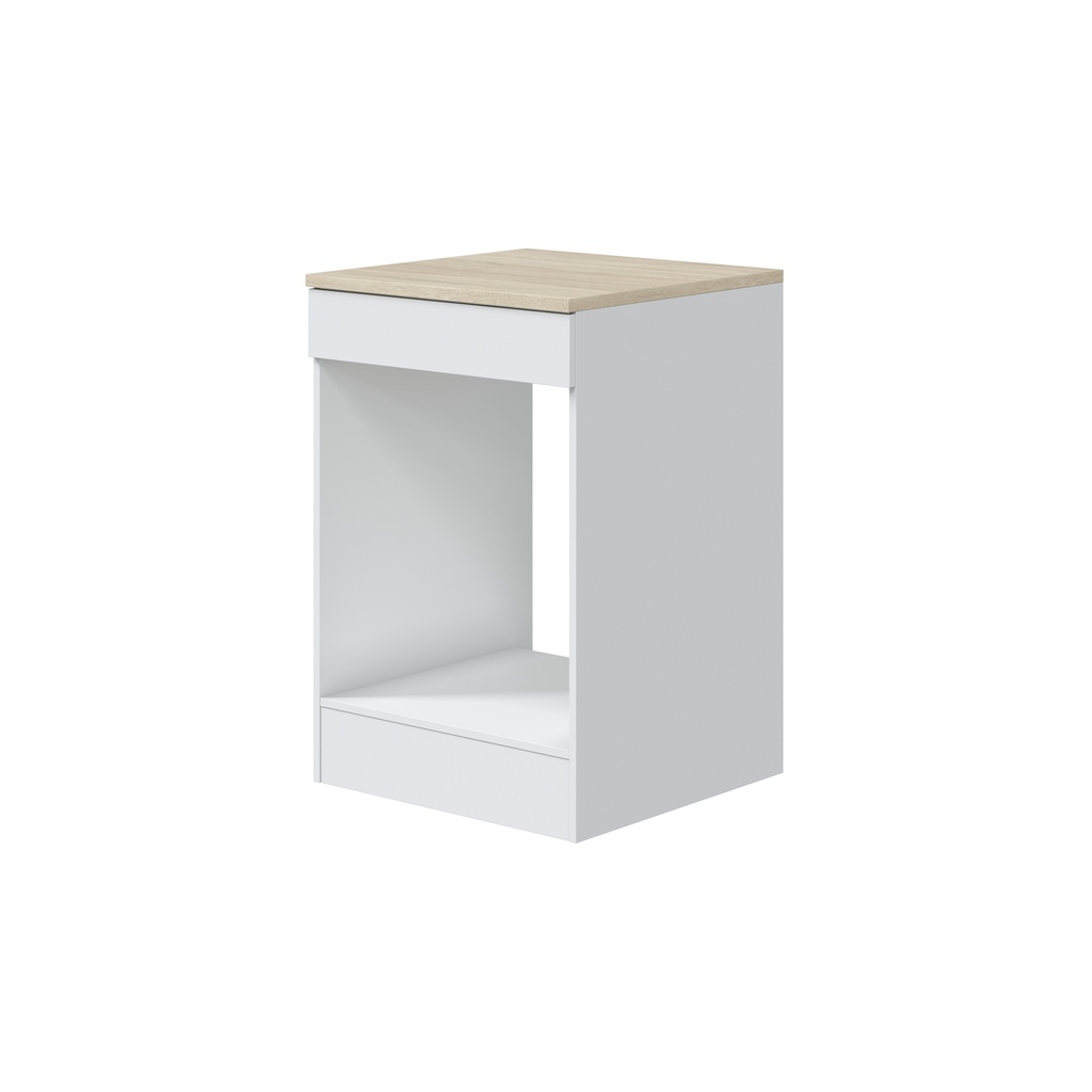 CUISINE - MEUBLE BAS - AVEC NICHE POUR FOUR - 60CM - KIRAKIT