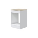 CUISINE - MEUBLE BAS - AVEC NICHE POUR FOUR - 60CM - KIRAKIT