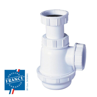 SIPHON LAVABO REGLABLE A CULOT COURT - SARI