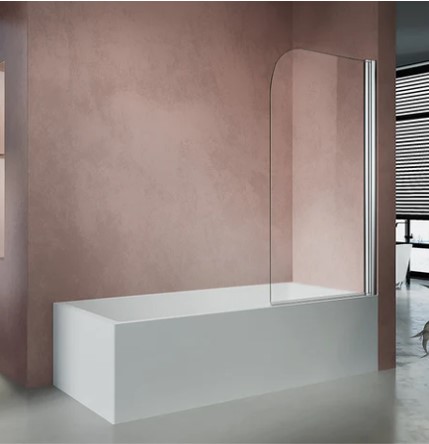 [FH-0218] PARE-BAIGNOIRE chromé MAJI