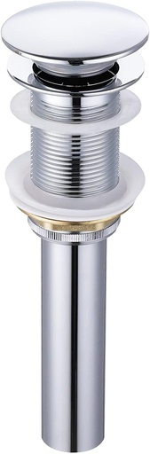 [FH-4404N-LOGO SANISTORE] BONDE - SYSTÈME DE VIDANCE LAVABO SANS TROP PLEIN chrome GIZI