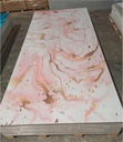 PLAQUE PVC MURALE ROSE/OR - 122*280 CM