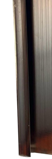 Profilé de finition pour panneau PVC- BRONZE COTE