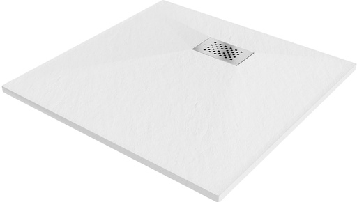 [DY-T099F-WHITE] RECEVEUR DE DOUCHE blanc KISH90