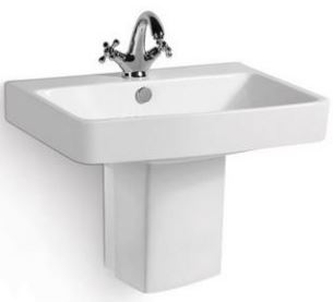 [FH-W2099] Lavabo mural en ceramic BIDI