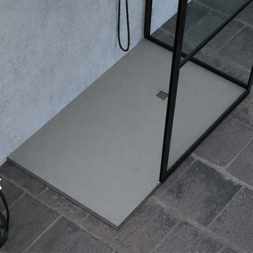 [01CLA120090SR7037CL] RECEVEUR DE DOUCHE gris GREY120