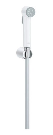 [27812ILF] GROHE : TEMPESTA-F KIT SUPPORT MURAL 1 JET Chromé/blanc Silverflex
