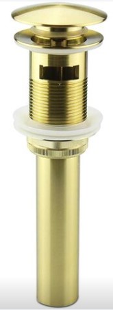 [FH-4404HBG] BONDE - LAVABO doré AVEC TROP PLEIN SUSHI