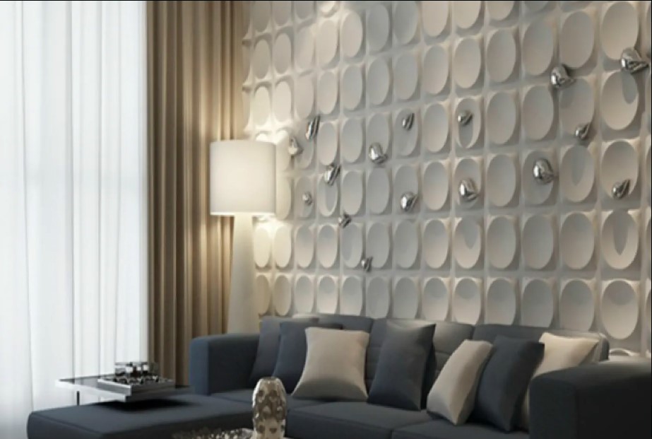 PLAQUE 3D PVC - 50cm*50cm