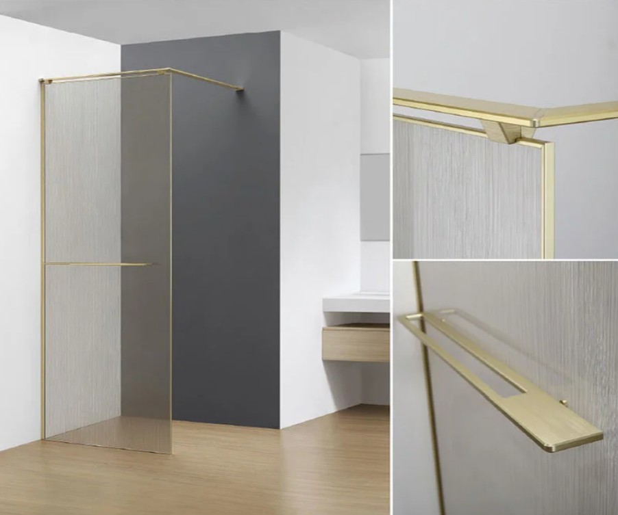 PAROI DE DOUCHE doré PERSE-100