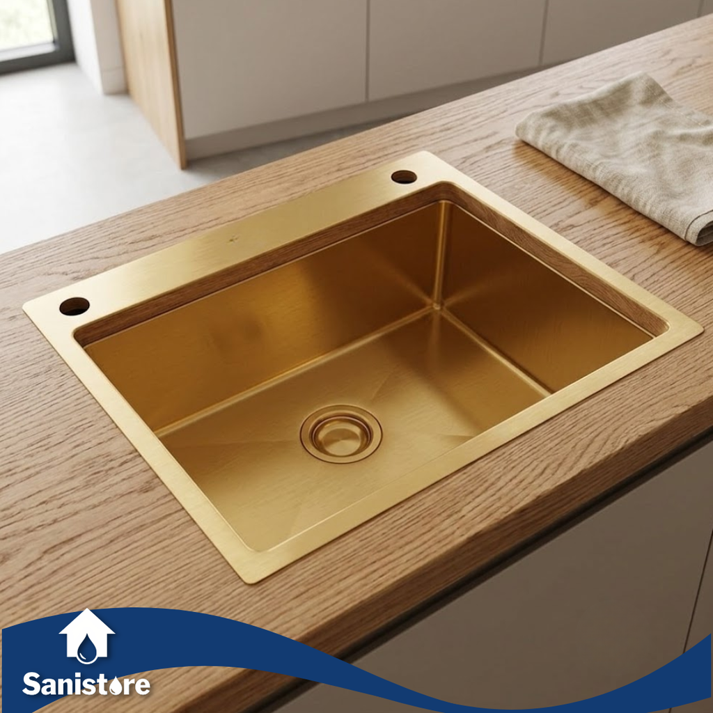 EVIER INOX 750*450 OR - MILA