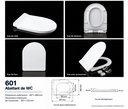 Pack WC AZURITE sortie horizontale blanc