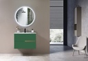 MEUBLE SALLE DE BAINS AVEC MIROIR ARGENTÉ LED AKARI / SP5674G