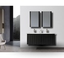 MEUBLE SALLE DE BAIN DOUBLE VASQUE - Maria1-Noir