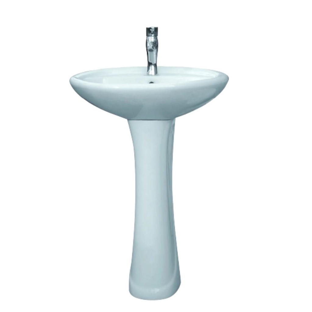 Lavabo colonne AGATE blanc