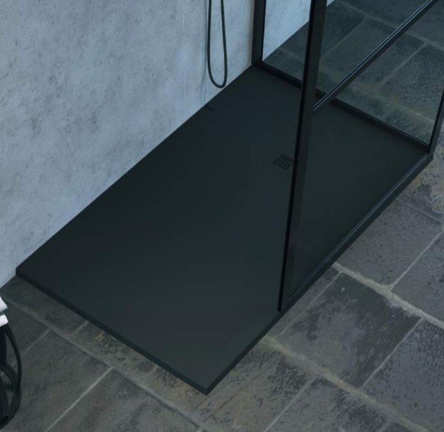 RECEVEUR DE DOUCHE noir MAINTY-TEX-120