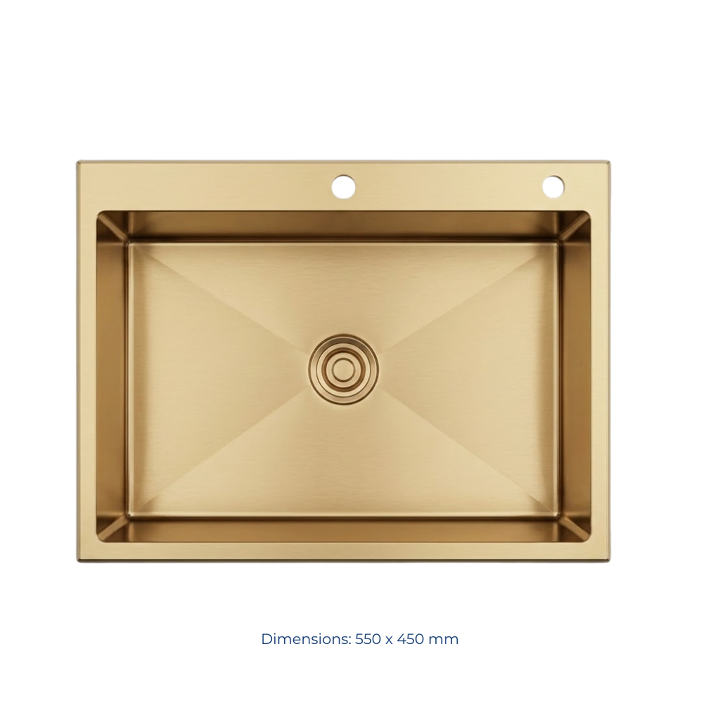 EVIER INOX 550*450 OR - SAMIR