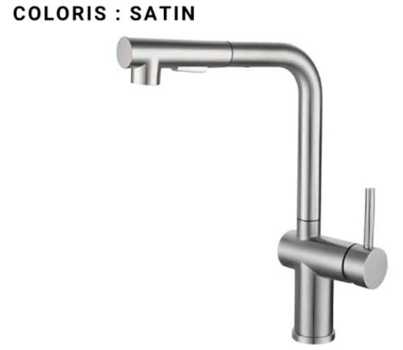 Mitigeur évier satin - Amine