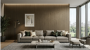 Panneau mural texture bambou bronze / NASS