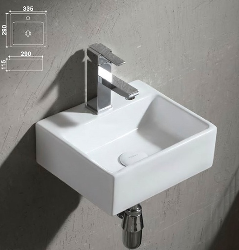 [TR4549] LAVE-MAINS blanc BABA