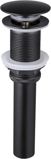 [FH-4404NB] BONDE - SYSTÈME DE VIDANCE LAVABO SANS TROP PLEIN noir AMBA