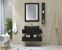 MEUBLE SALLE DE BAIN SIMPLE VASQUE AVEC MIROIR LED - BOLLY