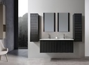 MEUBLE SALLE DE BAIN DOUBLE VASQUE - MARIA1-NOIR