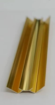 Profilé de finition pour panneau PVC- DORE ANGLE DESIGN