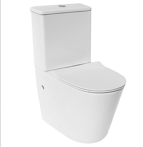 [BTC-66P] WC COMPLET SORTIE HORIZONTALE AVEC ABATTANT SOFT CLOSE - GOULCHANE