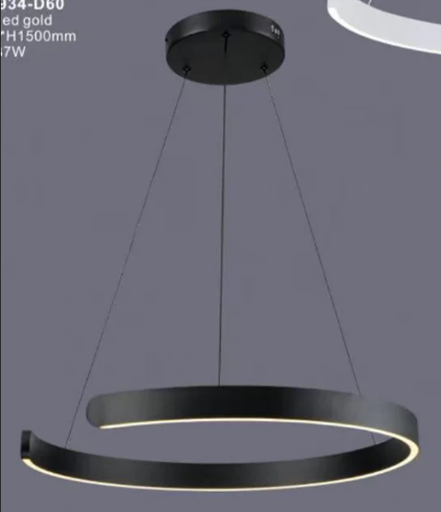 [RM7934BLACK] Suspension LED NOIR / MAFE