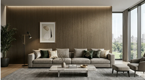 [ZG-4] Panneau mural texture bambou bronze / ZG-4