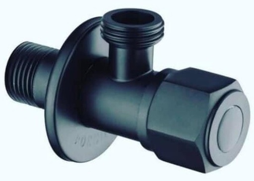 [FH-4503B] ROBINET D'ARRET noir PEVO-BLACK